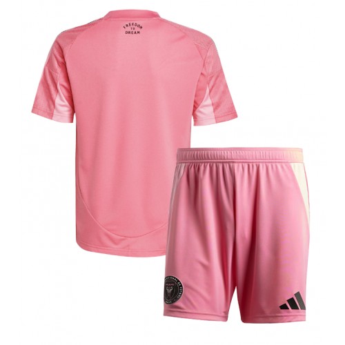 Inter Miami Domaci Dres za Dječji 2025-26 Kratak Rukavima (+ kratke hlače)